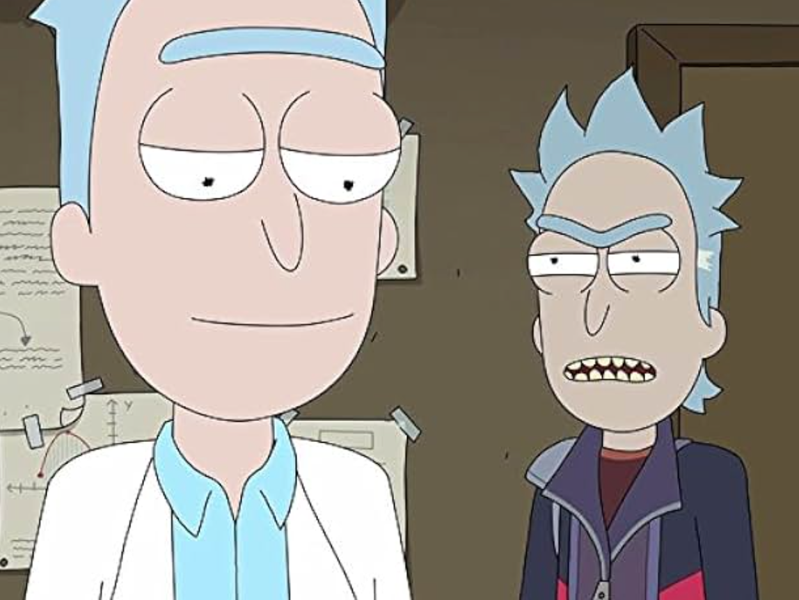 Rick and evil Rick: Rick and Morty 
