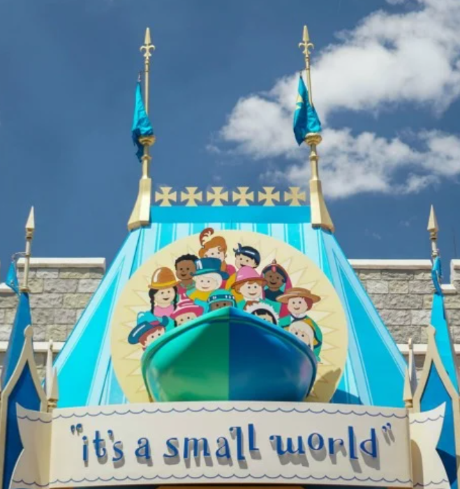 It's a Small World - people coming together. 