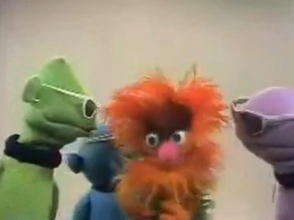 Fat Cat; Sesame Street; Bip Bippadotta; puppets