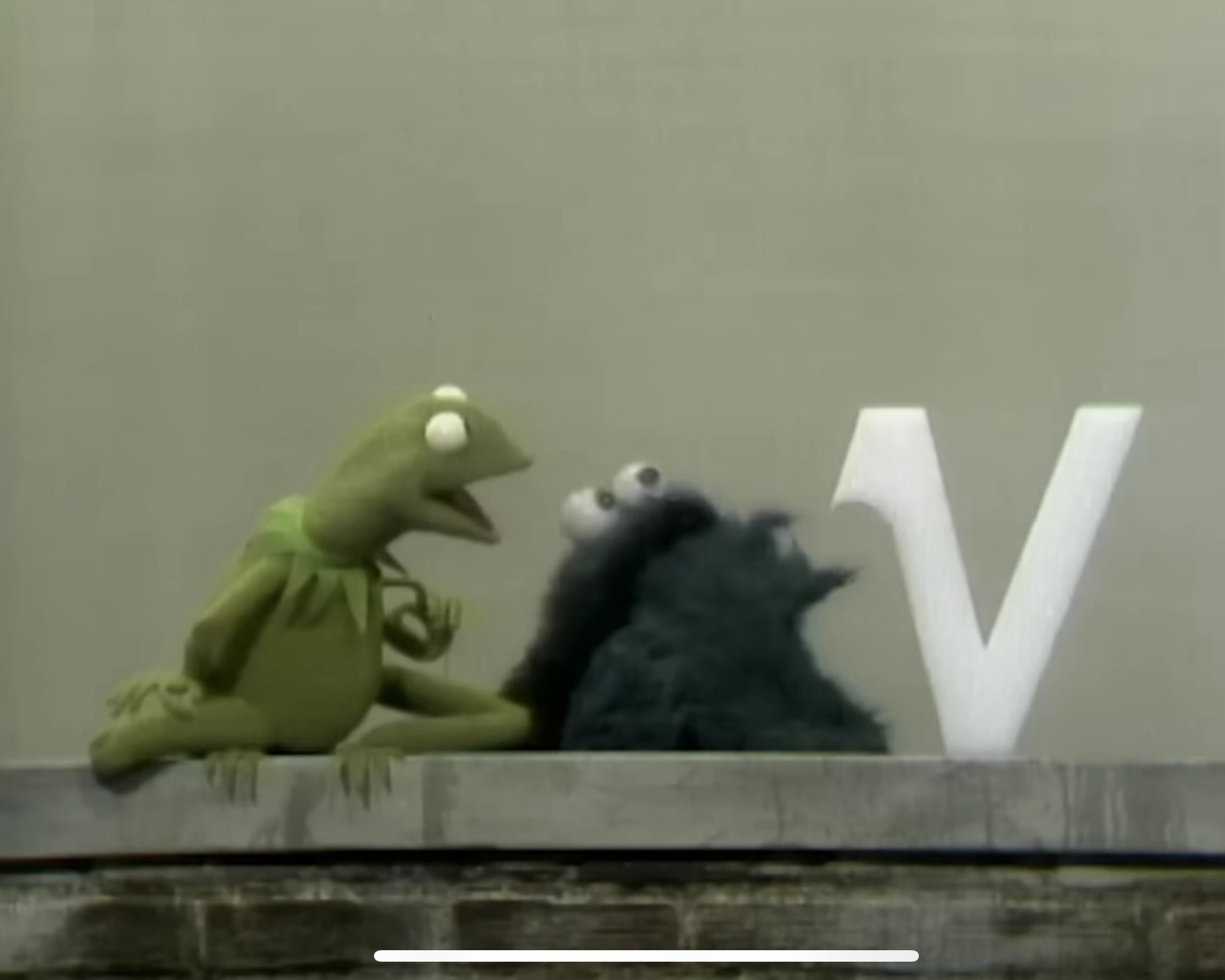 Sesame Street; Episode 1; Kermit the Frog; Cookie Monster; Letter W; puppets; Jim Henson