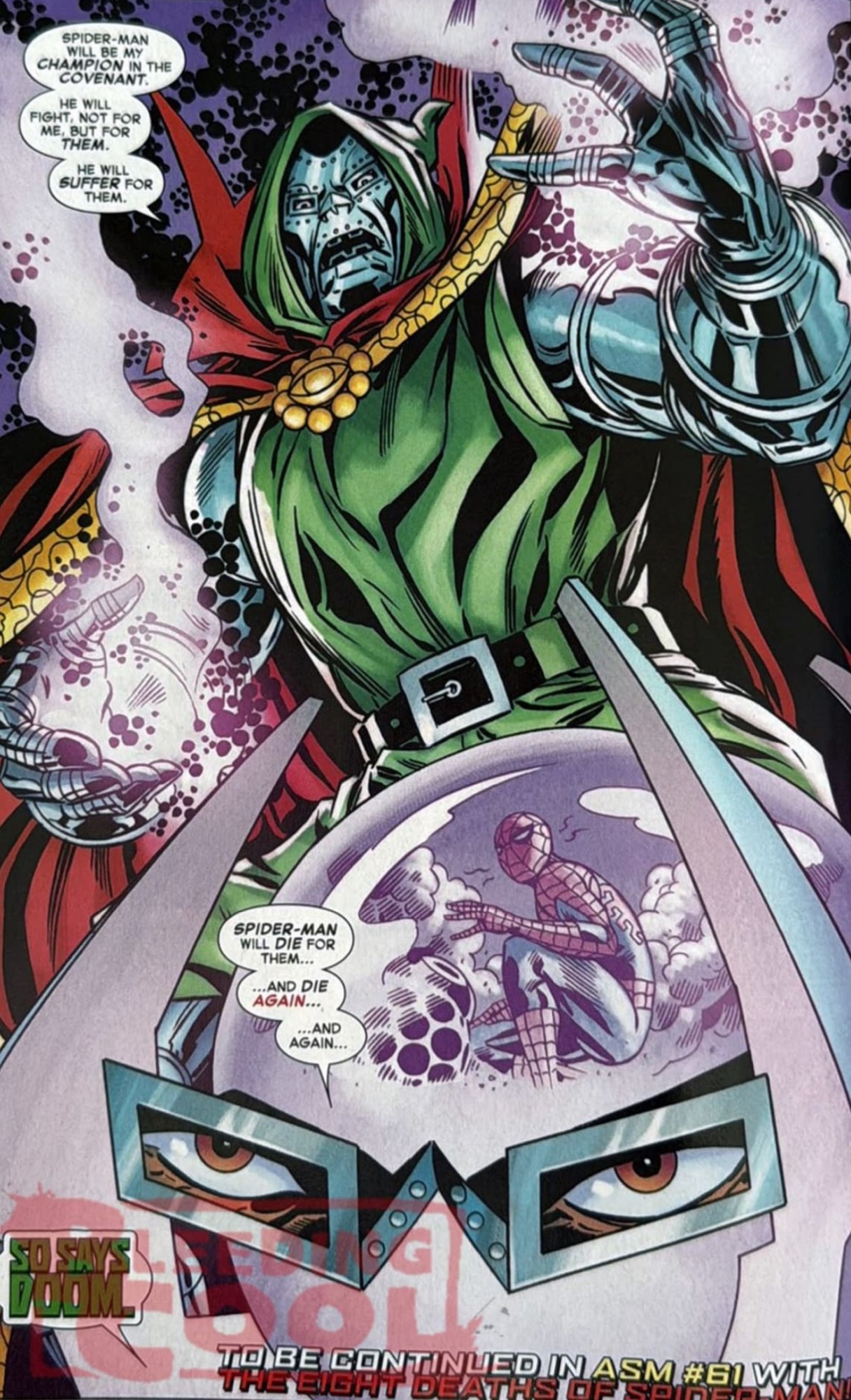 Amazing Spider-Man #60; Eight Deaths of Spider-Man;