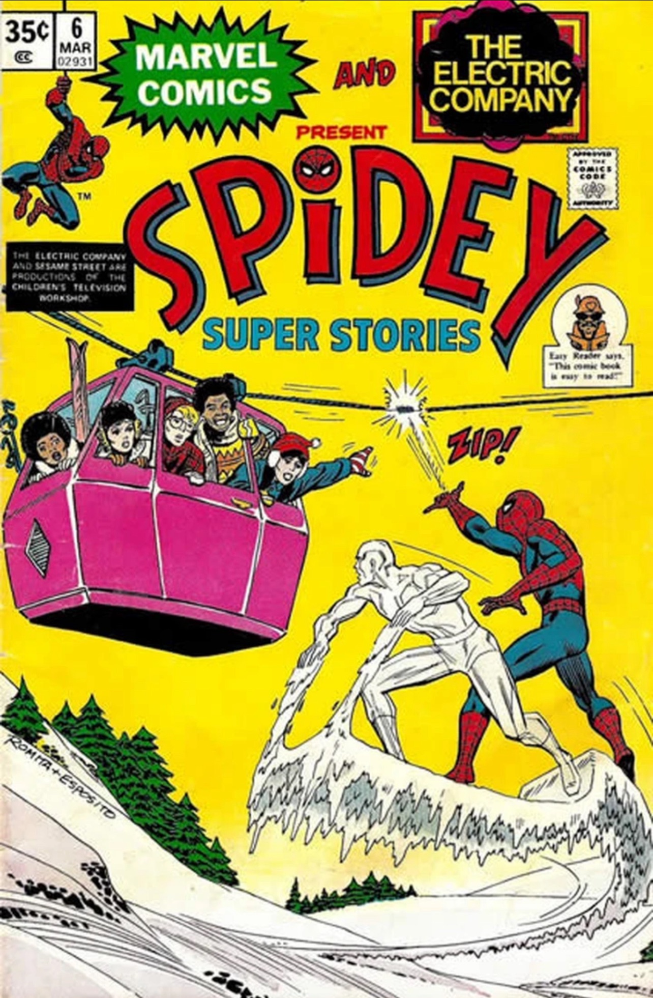 Spidey Super Stories # 6; Valerie the Librarian; Spider-Woman; ; Ice Man;